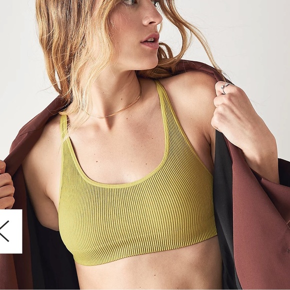 NWT Intimately Free people Strappy Sunset Strappy Bra army Size M-L - Picture 1 of 10